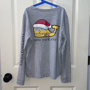 Vineyard Vines NYC Santa Hat Long Sleeve